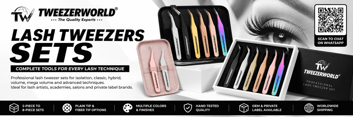 Lash Tweezer Sets | Professional Eyelash Tweezer Kits