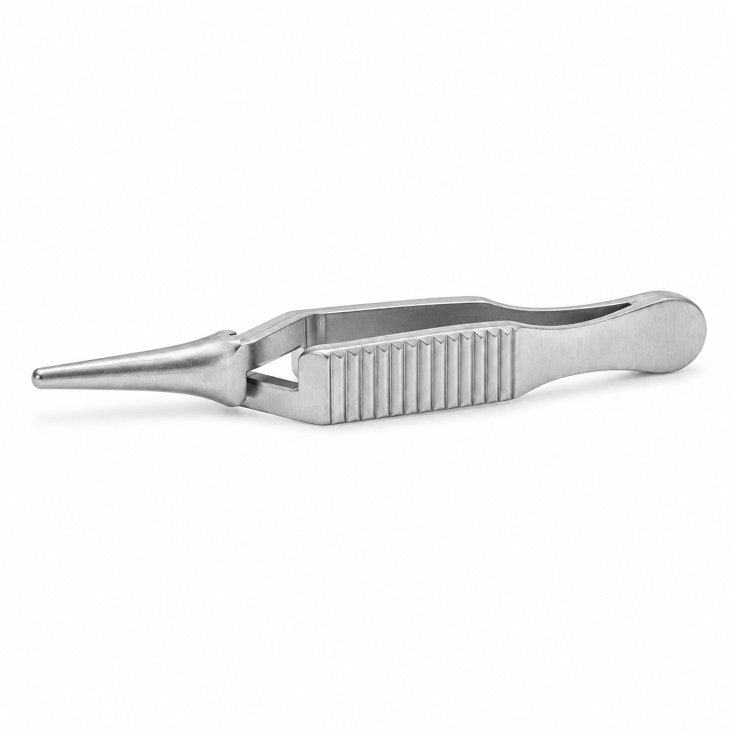 Diethrich Bulldog Clamp – Straight, 8 mm Tip — side profile, catalogue illustration on white background