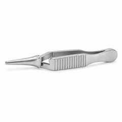 Diethrich Bulldog Clamp – Straight, 8 mm Tip — side profile, catalogue illustration on white background