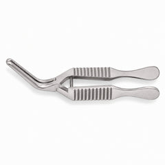 Diethrich Bulldog Clamp – Angled, 12 mm Tip — top view, catalogue illustration on white background