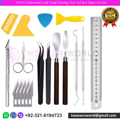 18 Pcs Professional Craft Vinyl Weeding Tools Set Best Hand Tool Kit