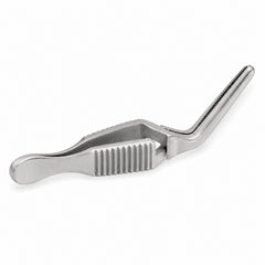 Diethrich Bulldog Clamp – Angled, 20 mm Tip — reverse three-quarter view, catalogue illustration on white background