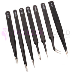 Professional ESD Anti-Static Stainless Steel Tweezers Set Tweezer Maintenance tool set