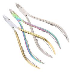 2022 Best Selling Professional 3pcs set Rainbow Cuticle Nail Clipper