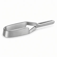 Schwartz Micro Bulldog Clamp – Straight — reverse three-quarter view, catalogue illustration on white background