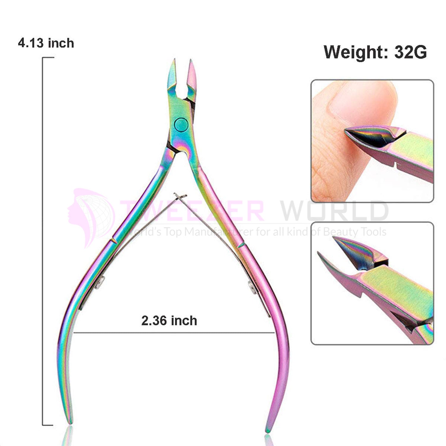 3 in 1 Superb Quality Stainless Steel Manicure Nail Clipper Cutter Set