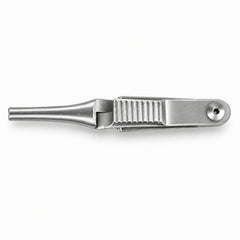 Johns Hopkins Bulldog Clamp – Straight, 40 mm Jaw — top view, catalogue illustration on white background