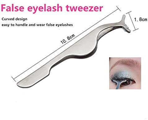 7Pcs with CASE, Grade TWEEZERS Precision Eyebrow Products in Travel Case with Scissor