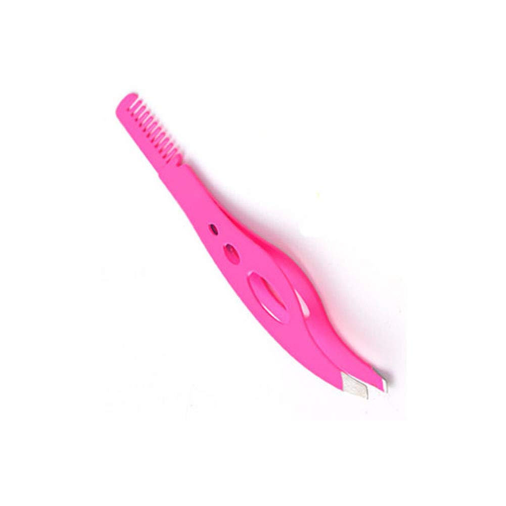 Eyebrow Tweezers 2 in 1 Brows Tweezers with Comb