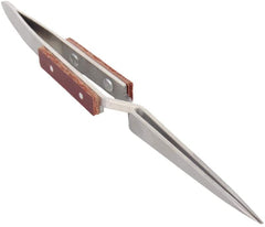 Slanted Tweezers Stainless Steel Rose Gold