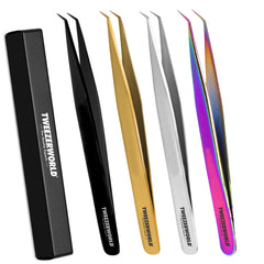 45° Angled 6 mm Lash Tweezers | Fine Tip OEM