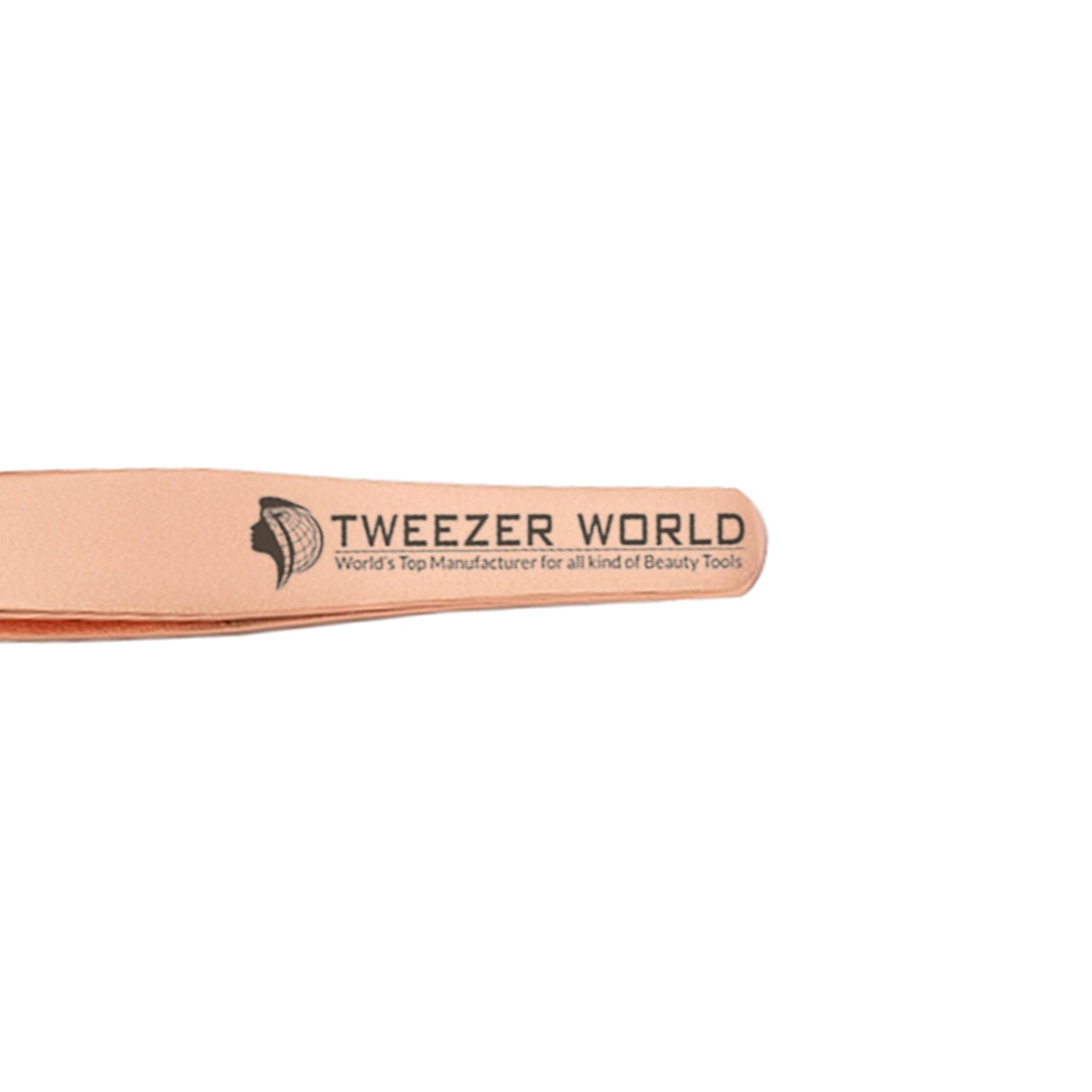 45 Degree Angled Titanium Coated Rose Gold Lash Tweezers