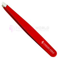 4Pcs Red Beauty Eyebrow Tweezers Set Professional Eyebrow Tweezers