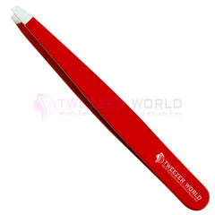 4Pcs Red Beauty Eyebrow Tweezers Set Professional Eyebrow Tweezers