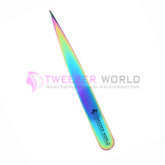 4pcs Titanium Coated Rainbow Hair Removal Eyebrow Tweezers Set