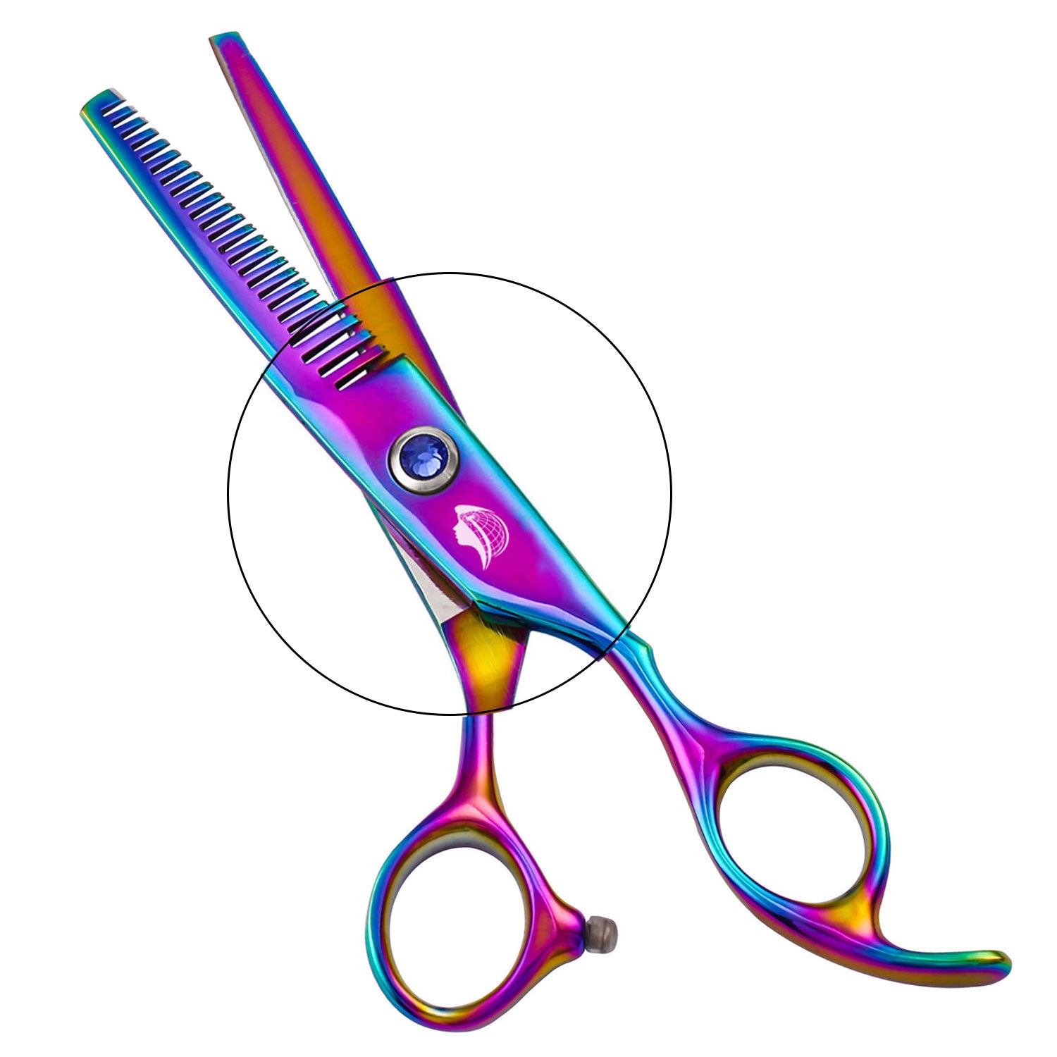 Hot New Fashion Rainbow Thinning Scissors Best Stainless Steel Scissors