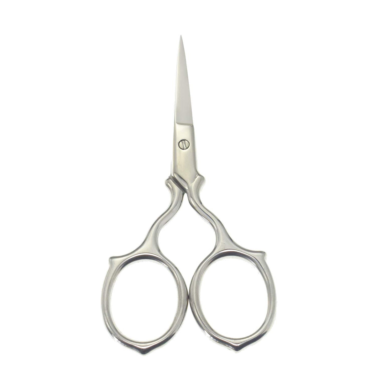 Curved Straight Rounded Blunt Facial Hair Scissors for Men - Mustache, Nose Hair & Beard Trimming Scissors