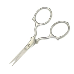 Curved Straight Rounded Blunt Facial Hair Scissors for Men - Mustache, Nose Hair & Beard Trimming Scissors