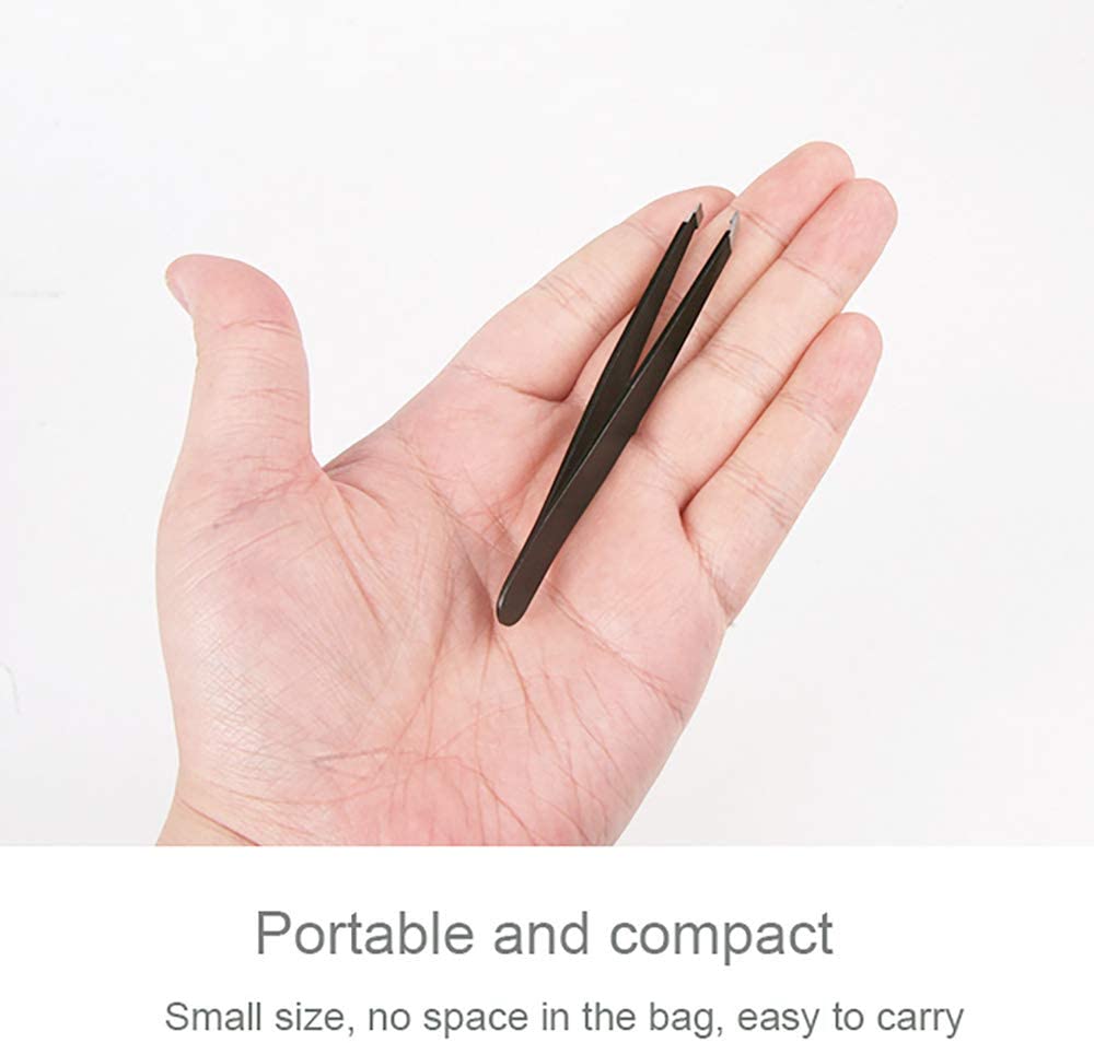 6pcs Pointed Tweezer Kit for Women Men