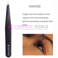 Hot Selling 5pcs Black Beauty Best Eyebrow Tweezers Set With Scissor