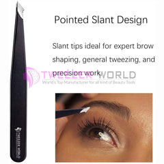 Hot Selling 5pcs Black Beauty Best Eyebrow Tweezers Set With Scissor