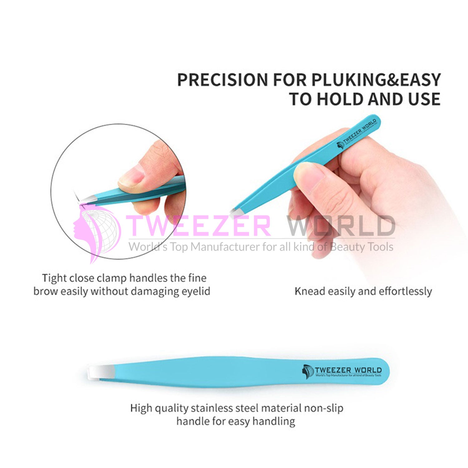 5Pcs Colorful Eyebrow Tweezers Set Professional Scissor Eyebrow Tweezers