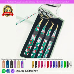 Paris Lash 5pcs Cute eyelash tweezers set