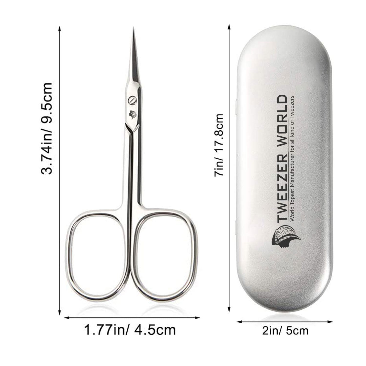 Super Sharp Blades Stainless Steel Cuticle Nail Scissors Cosmetic Scissors