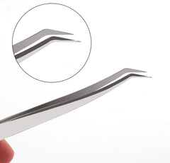 Pro 2 Pieces Isolation and Volume Lash Extension Tweezers set