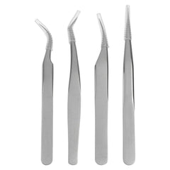 4pcs Eyelash Grafting Tweezers