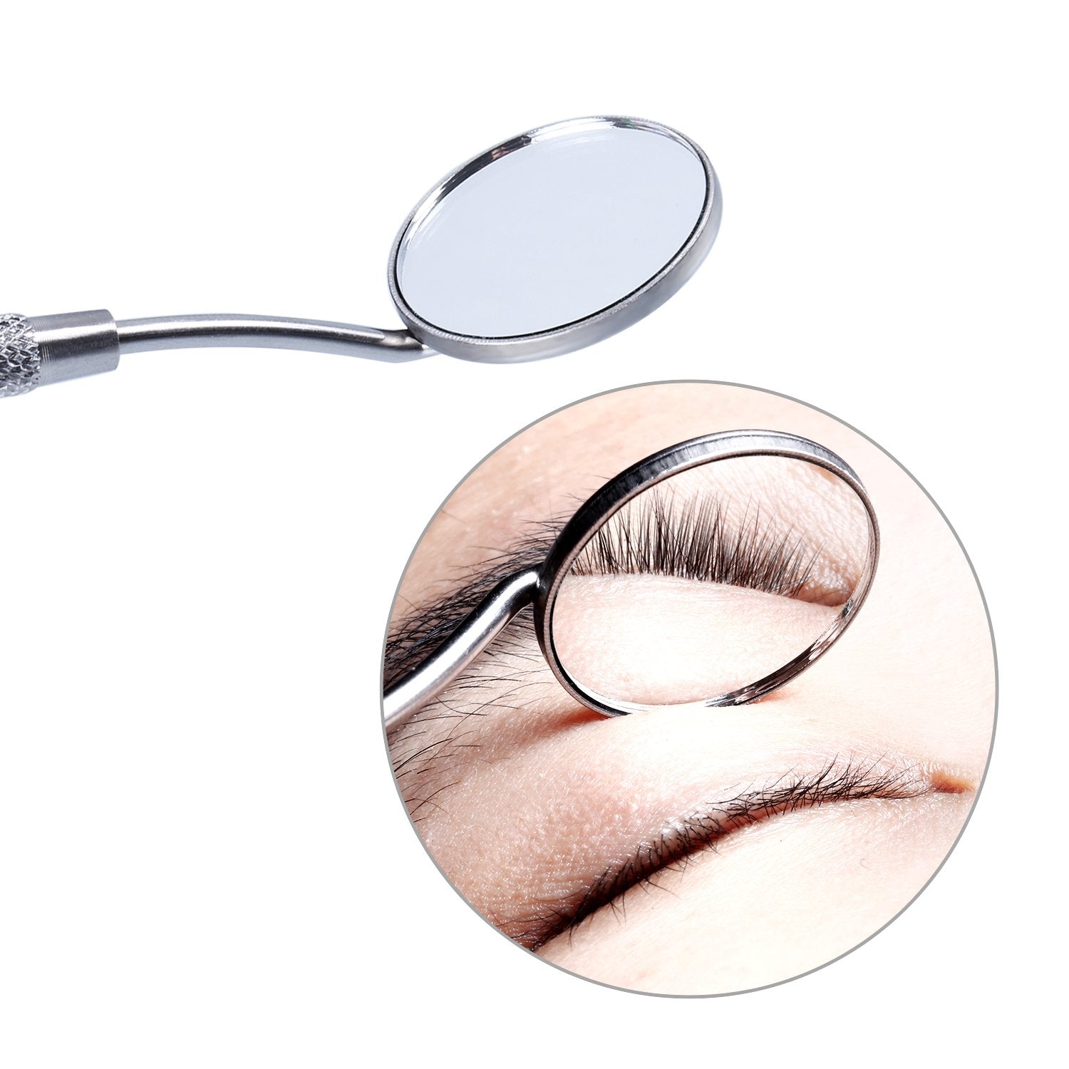 2pcs Eyelash Extension Mirror Detachable Mini Mirrors