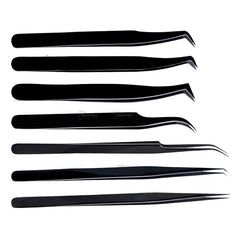 Black Eyelash Tweezers Set | Lash Tweezers Manufacturer & Supplier