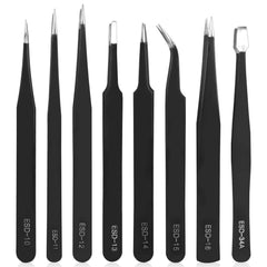 8pcs Industrial Tweezers set -  TWEEZER WORLD