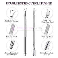 9 Pieces Cuticle Trimmer Set, Cuticle Nipper Pusher Clipper Remover