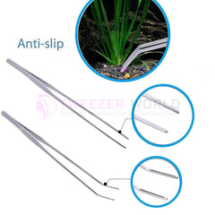 Aquarium Scissors Tweezers Spatula Tool 4 in 1 Stainless Steel Tools Set