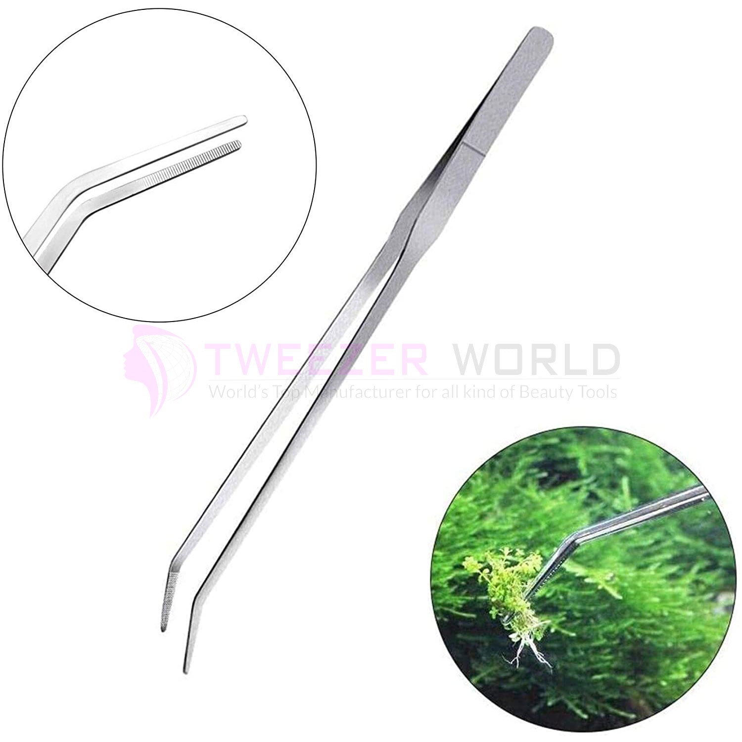 Professional Aquascape Tools 3 in 1 Aquarium Scissors Tweezer Tools Set