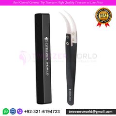 Best Curved Ceramic Tip Tweezers High Quality Tweezers at Low Price