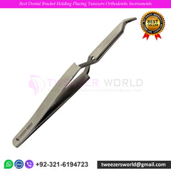 Best Dental Bracket Holding Placing Tweezers Orthodontic Instruments