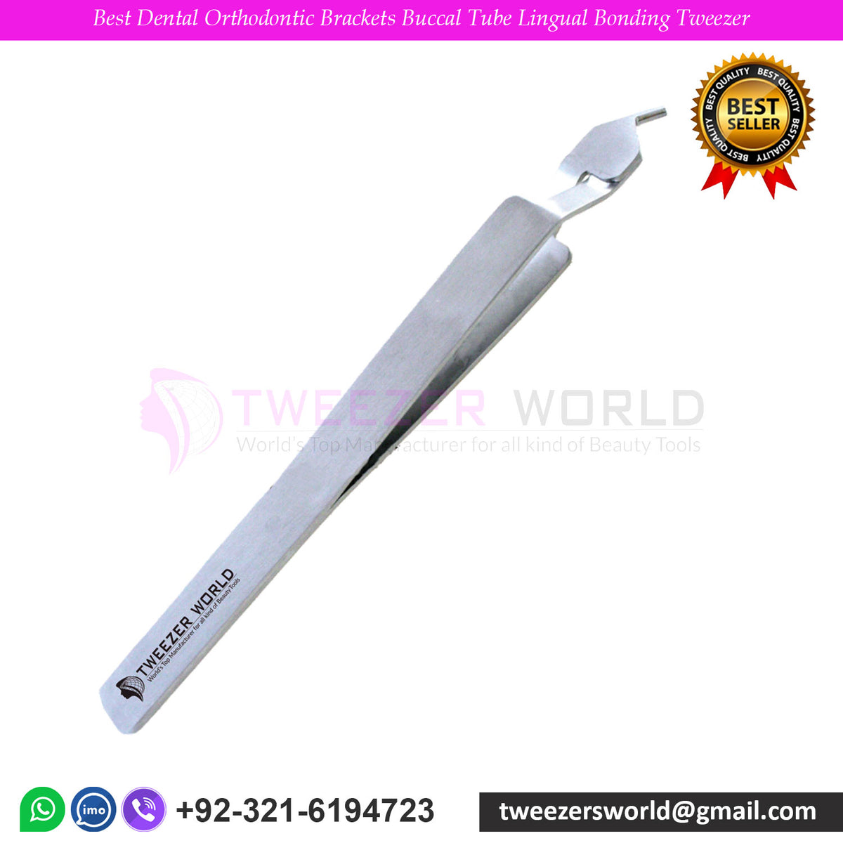 Best Dental Orthodontic Brackets Buccal Tube Lingual Bonding Tweezer