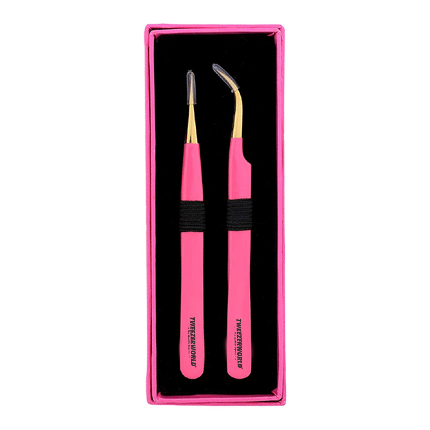 Best Eyelash Extension Tweezers 2pcs Set