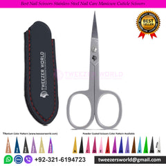 Best Nail Scissors Stainless Steel Nail Care Manicure Cuticle Scissors