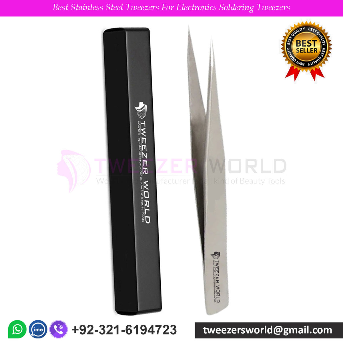 Best Stainless Steel Tweezers For Electronics Soldering Tweezers