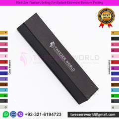 Black Box Tweezer Packing For Eyelash Extension Tweezers Packing