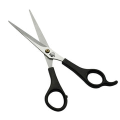 Black handle barber scissors Hot Sales Stainless Steel Profession Scissor