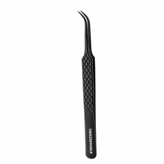 Curved Tweezers For Eyelash Isolation Manufacturer by TWEEZER WORLD