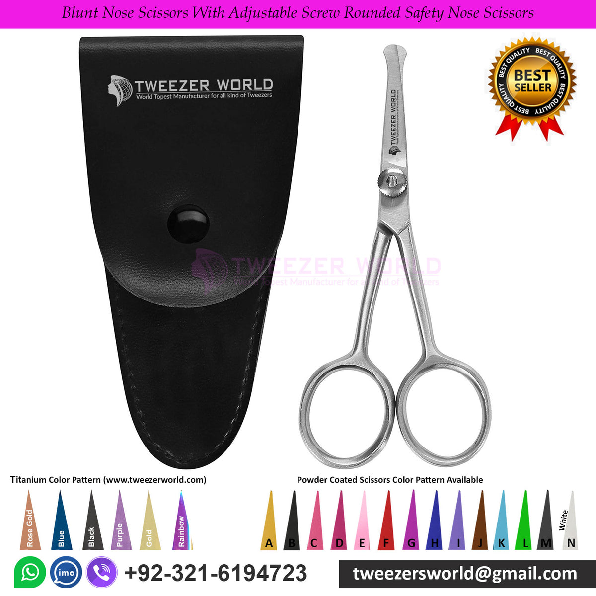 Nose Hair Scissors Package