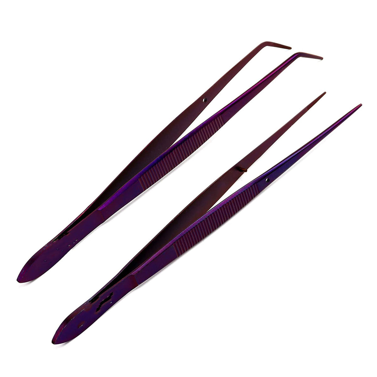 Best Purple Chef Stainless Steel Precision Kitchen Fine Tip Tweezers