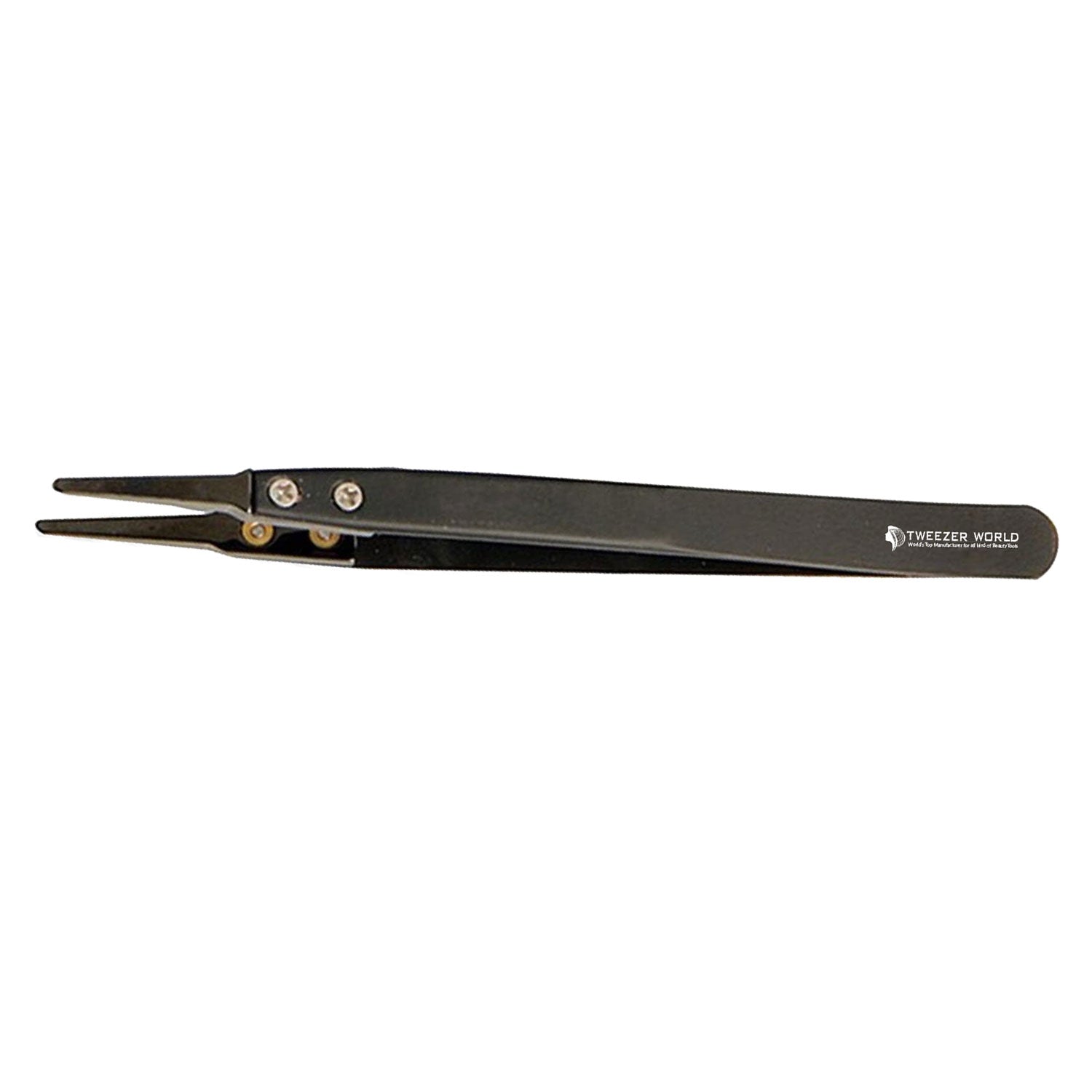 Ceramic Tipped Stainless Steel Tweezers Fine Pointed Tip Heat Resistant