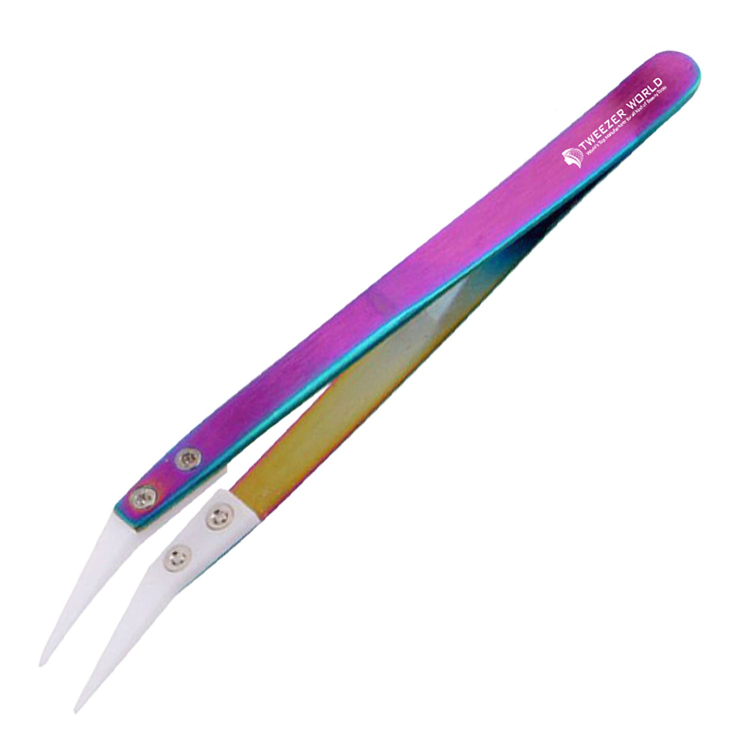 Rainbow Stainless Steel Ceramic Tweezers for Jewellery Tools, Equipment