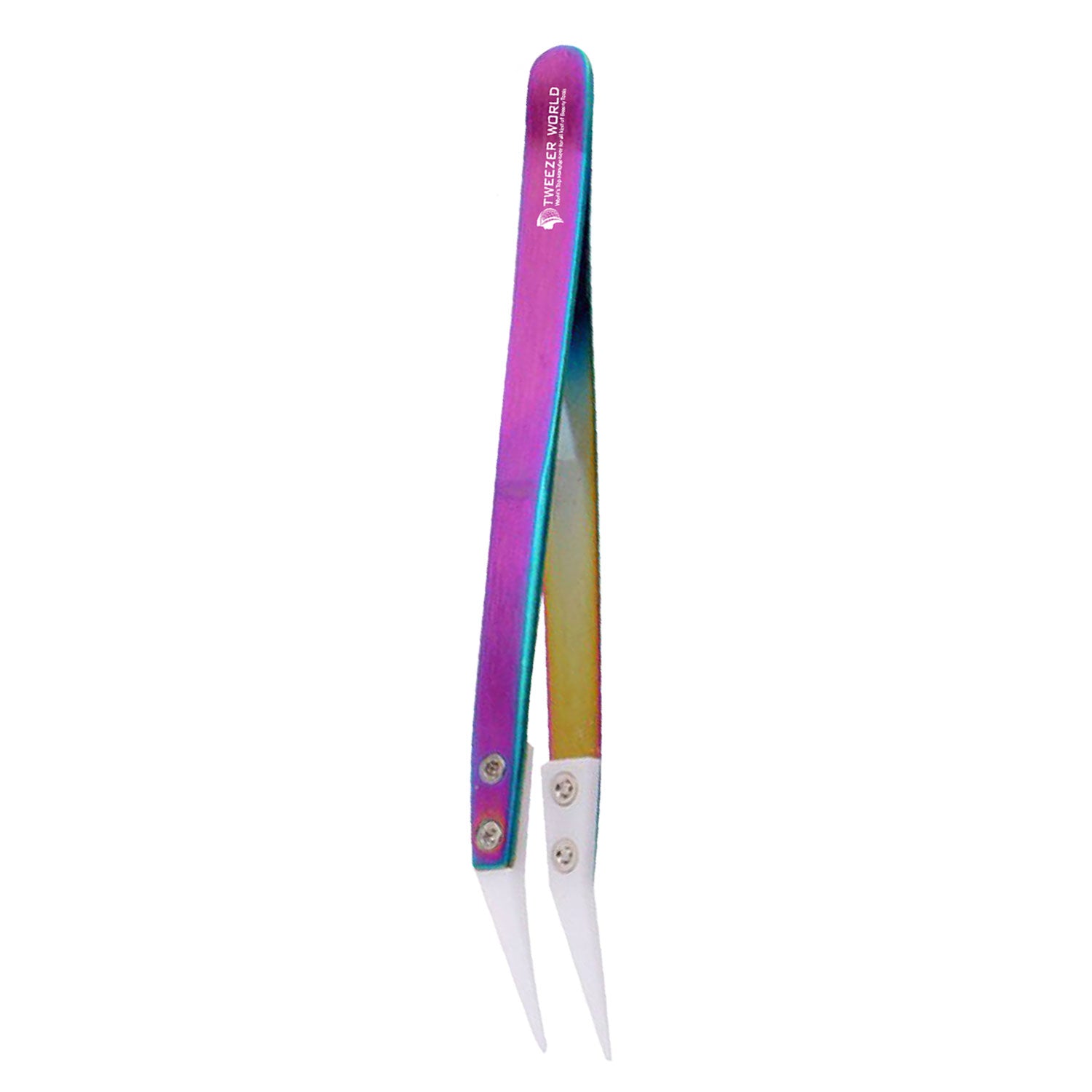 Rainbow Stainless Steel Ceramic Tweezers for Jewellery Tools, Equipment